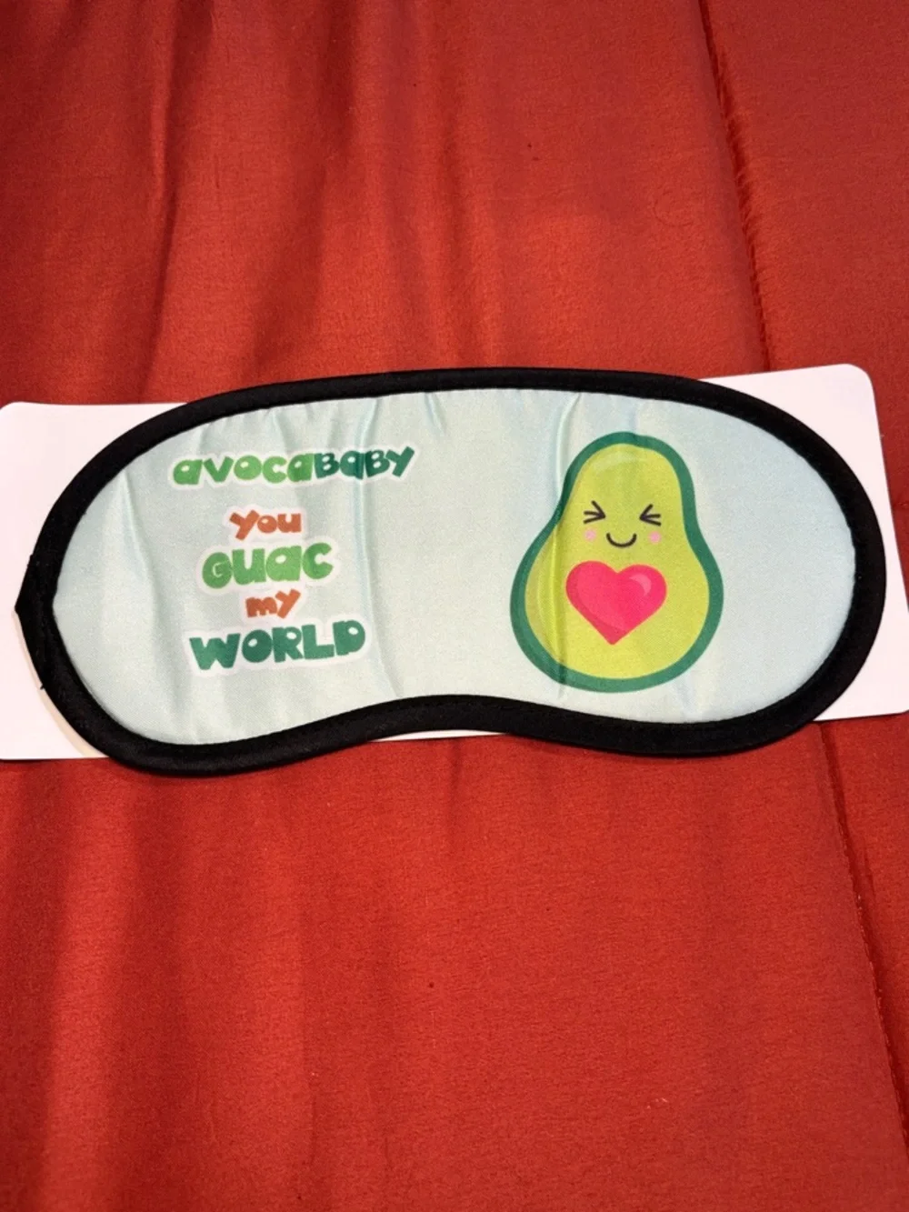 🥳Sale🥳 You Guac My World Avocado Sleep Mask - Light Green